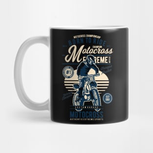 Motocross Extreme, Vintage Retro Classic Mug